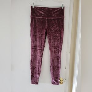 Velvet leggings